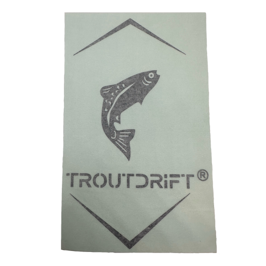 Troutdrift Vehicle Decal - Black