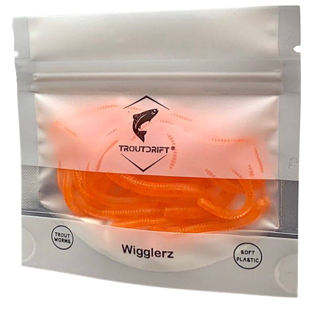 Troutdrift (Scented) Wigglerz Worms- Assorted Colours